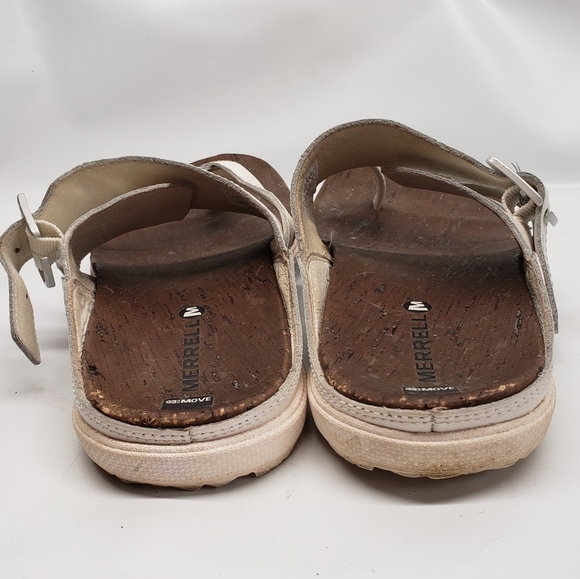 Merrell Select Move Slip On Y Strap Leather Sandal Size 10 Adjustable St… - Picture 6 of 14